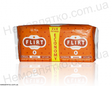 Гігієнічні прокладки Flirt Normal 16 шт.