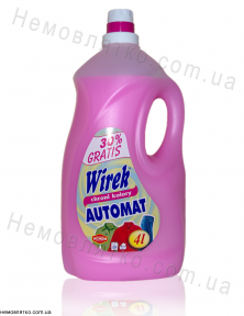 Гель для прання Wirek 4000 мл. (до кольорових речей)
