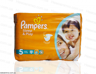 Дитячі підгузники Pampers Sleep&Play № 5